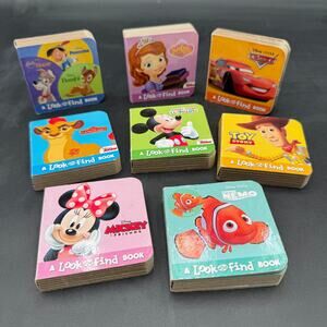 Disney Baby Board Books Look and Find Set of 8